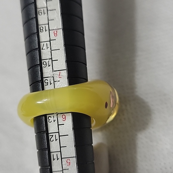 LOUIS VUITTON RESIN INCLUSION RING EUC - Picture 5 of 9